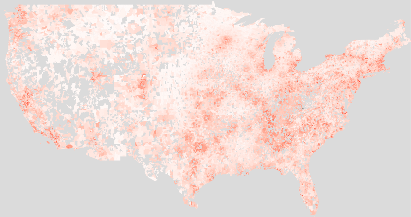 Figure 2: Milliman Estimated Probability of PFAS Presence in Water by ZIP Code